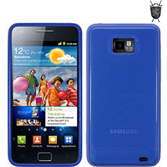 FlexiShield Skin For Samsung Galaxy S2 i9100 - Blue