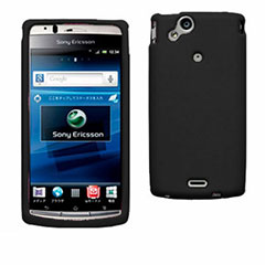 Silicone Case For Sony Ericsson Xperia arc S / arc - Black