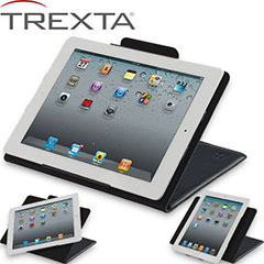 Trexta Rotating Folio Case for iPad 2 - Black