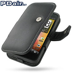 PDair Leather Book Case - HTC Incredible S