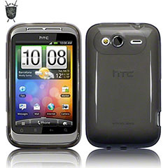 FlexiShield Skin For The HTC Wildfire S - Solid Black