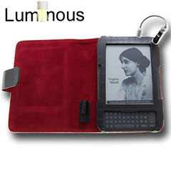 Luminous Case with Light for Amazon Kindle Keyboard - Black