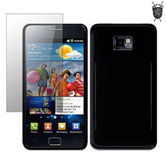 Advanced FlexiShield Skin For Samsung Galaxy S2 i9100 - Solid Black