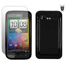 Advanced Flexishield for HTC Incredible S - Transparent Black