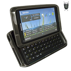 Flexishield Skin for Nokia E7 - Transparent Black