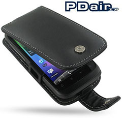 PDair Leather Flip Case - HTC Desire S