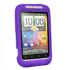 Silicone Case for HTC Wildfire S - Purple