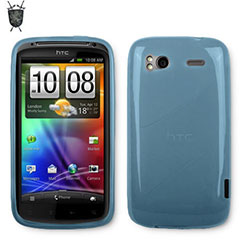 FlexiShield Skin for HTC Sensation / Sensation XE - Blue