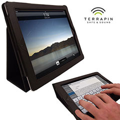 Terrapin Leather Style Case and Stand for the iPad 2