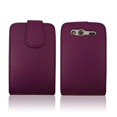 HTC Wildfire S Flip Case - Purple