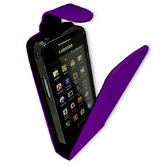 Samsung Galaxy Ace Flip Case - Purple