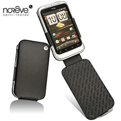 Noreve Tradition A Leather Case for HTC Wildfire S - Black