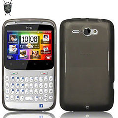 Flexishield Skin for HTC ChaCha - Transparent Black
