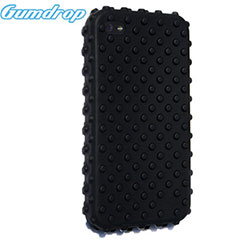 Gumdrop Skin Silicone Case for iPhone 4 - Black