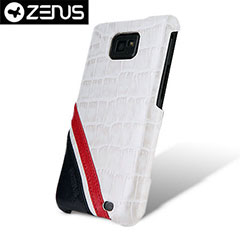 Zenus Prestige Crocodile Sportism Bar Series for Samsung Galaxy S2 i9100 - White