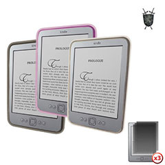 3-in-1 Advanced FlexiShield Skin Pack For Amazon Kindle
