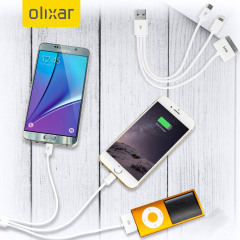 3-in-1 Charge and Sync Cable (Apple lightning, Apple 30 Pin, MicroUSB)