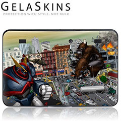 Gelaskins Protective Skin For Motorola XOOM - War Of The Monsters