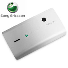 Sony Ericsson XPERIA X8 Mini Replacement Back Cover - Silver/White