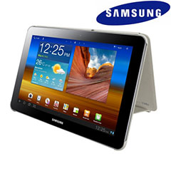Samsung Galaxy Tab 10.1 Book Cover Case - Ivory