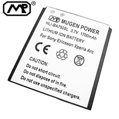 Mugen Sony Ericsson Xperia arc S / arc Extended Battery  - 1700mAh