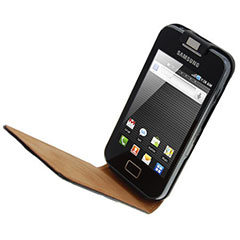 SlimLine Premium Leather Flip Case - Samsung Galaxy Ace