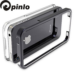 Pinlo United Aluminium Edge Case for iPhone 4S / 4 - Black