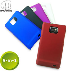 ToughGuard 5-in-1 Pack with Screen Protectors for Samsung Galaxy S2
