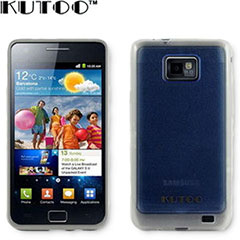 Kutoo DuoColour Case for Samsung Galaxy S2 - Clear/Blue