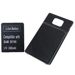 Extended Replacement Battery and Back Cover - Samsung Galaxy S2 - 2400mAh