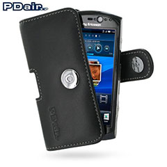 PDair Horizontal Leather Case - Sony Ericsson Xperia neo