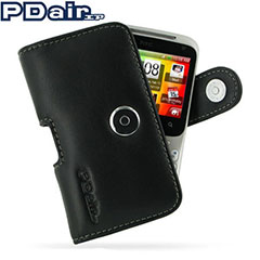 PDair Horizontal Leather Case - HTC ChaCha