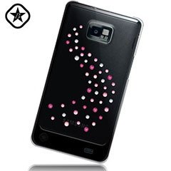 Bling My Thing Samsung Galaxy S2 Hard Case - Milky Way Pink Mix