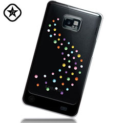 Bling My Thing Samsung Galaxy S2 Hard Case - Milky Way Cotton Candy