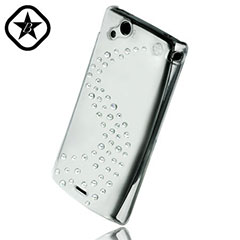 Bling My Thing Sony Ericsson Xperia arc S / arc Hard Case - Milky Way Crystal