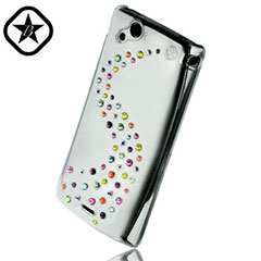 Bling My Thing Sony Ericsson Xperia arc S / arc Hard Case - Milky Way Cotton Candy