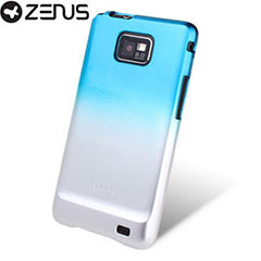 Zenus Skin Air Jacket UV Gradation Series for Samsung Galaxy S2 i9100 - Silver Blue