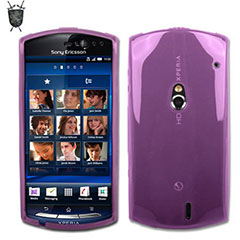 FlexiShield Skin For the Sony Ericsson Xperia neo - Purple