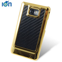 Ion PredatorZero Carbon Fibre Case for Samsung Galaxy S2 - Gold