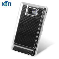 Ion PredatorZero Carbon Fibre Case for Samsung Galaxy S2 - Silver