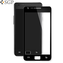 SGP Samsung Galaxy S2 Glas Series Screen Protector - Black