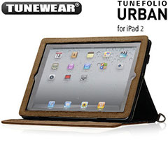 TuneWear TuneFolio Urban For iPad 3 / iPad 2 - Black/Brown