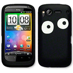 Silicone case for HTC Desire S - Eyes