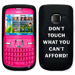 Silicone Case for Nokia C3 - Don't Touch