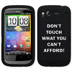 Silicone Case for HTC Desire S - Don't Touch
