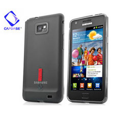 Capdase Soft Jacket 2 Xpose For Samsung Galaxy S2 - Tinted Black
