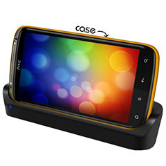HTC Sensation / Sensation XE Case Compatible Desktop Sync and Charge Cradle
