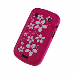 BlackBerry Bold 9900 Silicone Case - Pink Flowers