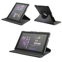 Samsung Galaxy Tab 10.1 Rotatable Leather Case and Stand