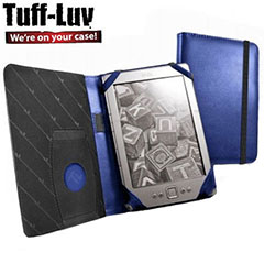 Tuff-Luv Smart Jacket Kindle / Kindle Touch Case Cover - Electric Blue